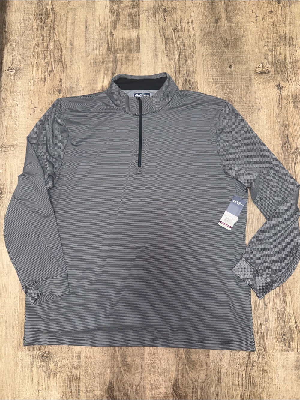Hogan Men's Long Sleeve Quarter-Zip Shirt - Gray